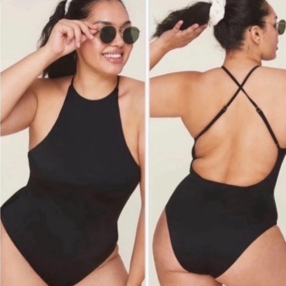 Andie Swim The Asbury One Piece Swimsuit NWT Size M‎ Black - Picture 5 of 9